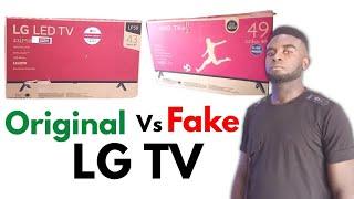 How to Tell: Original vs Fake LG TV