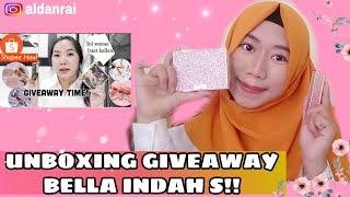 UNBOXING HADIAH GIVEAWAY FROM BELLA INDAH S DAPET MAKEUP MEVVAH DAN UNIK!