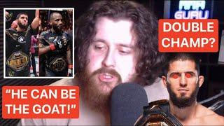THE MMA GURU EXPLAINS HOW ISLAM MAKHACHEV CAN ACHIEVE GOAT STATUS? DOUBLE CHAMP AT WELTERWEIGHT?