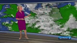 Claudia Kleinert is Pink Panther in High Heels - ARD Das Wetter im Ersten - 16. July 2024