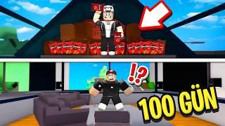 PANDANIN EVİNDE 100 GÜN GEÇİRDİM ! - Roblox Brookhaven