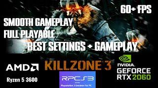 KILLZONE 3 RPCS3 Best Settings PS3 Emulator | Full Playable | 60FPS | Ryzen 5 3600 | RTX 2060 | 2023