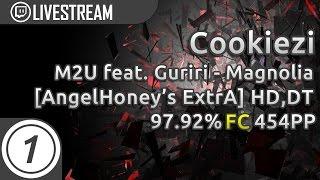 Cookiezi going GOD MODE on Magnolia DT SLIDERS | 97.92% 454pp |  Livestream osu! Highlight w/ chat!