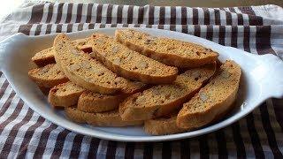 Almond Biscotti - How to Make Biscotti - Crunchy Italian Dipping Cookies