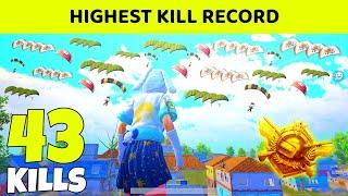  WE MADE 43 KILLS RECORD IN PUBG MOBILE - IND AKHIL