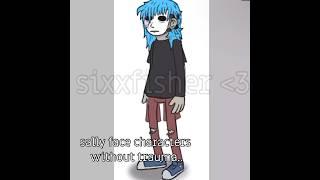 sally face characters without trauma #edit #sallyface #salfisher #sallyfaceedit #ashleycampbell