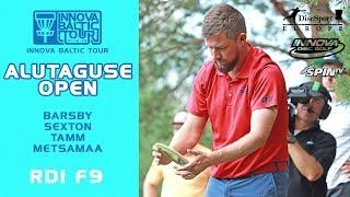 IBT 2019 - Alutaguse Open - Round 1 - Feature card - Front 9 (Barsby, Sexton, Tamm, Metsamaa)