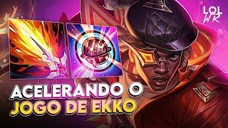 ACELERANDO O JOGO DE EKKO - GAMEPLAY NO HIGH ELO | LoL Wild Rift