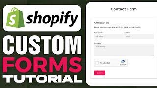 Shopify Contact Form Tutorial (2024)