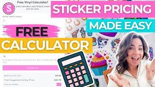 Stop Guessing How Much to Sell Stickers For: Free Sticker Calculator