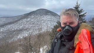 Blackhead Mountain Winter Hike, Catskills NEW TRAIL section