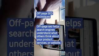 off page seo techniques - off-page seo and link building