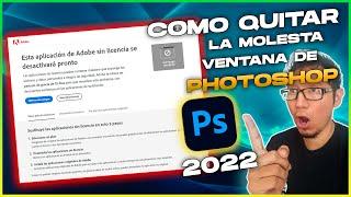 Programa de adobe sin licencia - ventana molesta de photoshop 2022