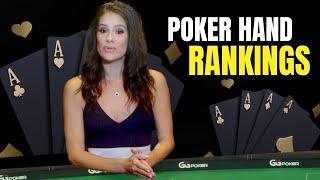 Poker Hand Rankings - What Beats What?