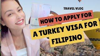 HOW TO APPLY FOR A TURKEY VISA FOR FILIPINOS IN DUBAI 2024 #turkiyevisaforfilipinoindubai