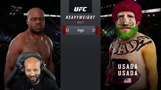 Fighting custom fighters in UFC 3
