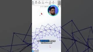 SOLIDWORKS' Circular Sketch Pattern  Hidden Editing Technique Revealed #solidworks #solidworks2024