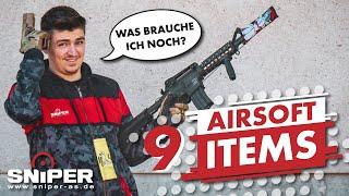 9 NÜTZLICHE AIRSOFT ITEMS für ANFÄNGER | Airsoft Tipps