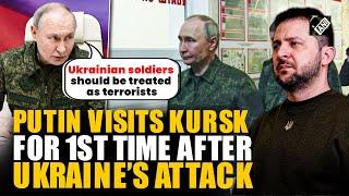 What Putin said after visiting Russia’s Kursk region for 1st since Ukraine attacked it