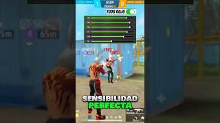 ¡La MEJOR SENSIBILIDAD para dar TODO ROJO Free Fire 2024!