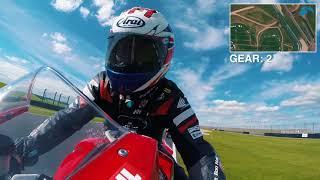 Ron Haslam onboard commentary lap | Donington Park | BikeSocial