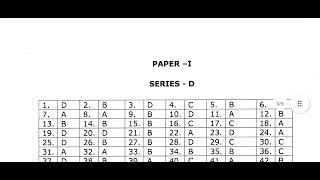 Official Answer key/MTS/Postman Exam 2023/Karnataka Circle