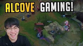 HARDCORE ALCOVE GAMING! - Best of LoL Stream Highlights (Translated)