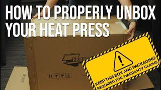 Avoid This Costly Mistake! The Right Way to Unbox Your Heat Press