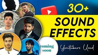 30+ Sound Effects for YouTube Video Editing | No Copyright | Download Link Given ️