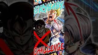 The CRYBABY Trunks Challenge!! LF Future and Trunks in Legends PVP