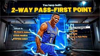 Best 2-WAY PASS-FIRST POINT Build on NBA 2K20! *RAREST* MOST OVERPOWERED Build in NBA 2K20!