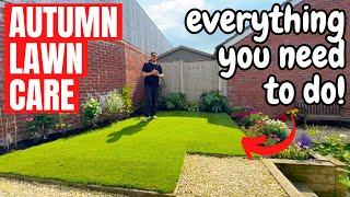 Everything you NEED to do to your LAWN this AUTUMN - Lawn Care Made Simple