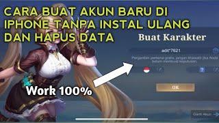 CARA MEMBUAT AKUN BARU MOBILE LEGENDS DI IPHONE TANPA RESET IPHONE