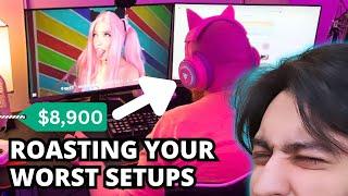 ROASTING (AND FIXING) WORST DESK SETUPS! [DESK SETUP TIPS AND TRICKS FOR 2024!]