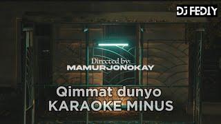 Qimmat dunyo KARAOKE UCHUN MINUS ABROBEY - QIMMAT DUNYO #qimmatdunyo #abrobey #uzbkaraoke #karaoke