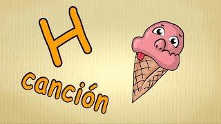 alfabeto en español para niños - La letra H - canción musica para estudiar español