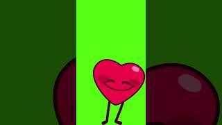 Green Screen [Valentine Heart] Character 2d Cartoon Motion Animation Shorts