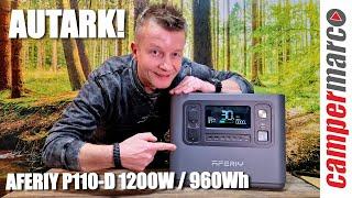 Autarky in the weekend house or when camping | AFERIY P110-D and 200W solar panel