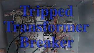 HVAC Troubleshooting Short Tripped Transformer Circuit Breaker