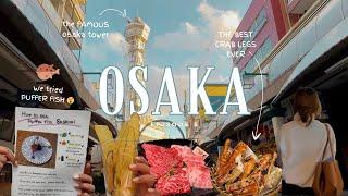Everything we ATE and DID in Osaka |  Dotonbori, shinsaibashi, Namba, Kuromon market 