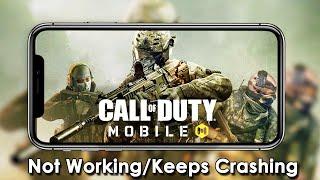 Fix Call of Duty (COD) Mobile Not Working On Android | Keeps Crashing | Not Opening | 2023