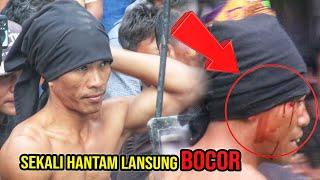 Pukulan Maut OMBAK Tenang, Lawan di Buat Bocor || Peresean Lombok