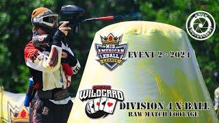 Chicago Wildcards D4X | RAW Match Footage Mid American X-Ball League Event 2 2024