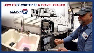 How to De-winterize a Travel Trailer RV