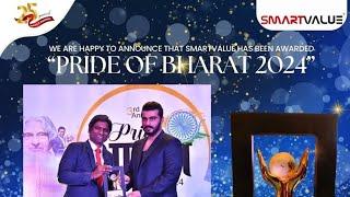 SmartValue Has Been Awarded "Pride of Bharat 2024" | Smart Value Limited