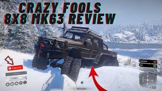 SnowRunner Mod Review | CrazyFool's MK63 8x8 Inspired By MERCEDES BENZ G WAGON 8x8!