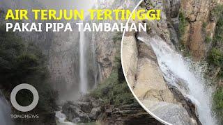 Air Terjun Tertinggi di China Ternyata Pakai Pipa Tambahan!