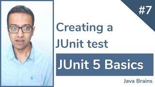 JUnit 5 Basics 7 - Creating a JUnit test