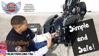 Enhance the look of your Street Glide rear fender!  NEW Custom Dynamics Turn Signal Eliminator Kit