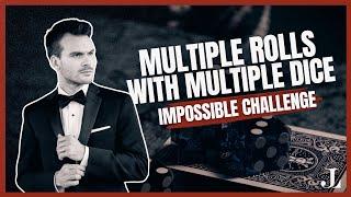 Multiple Rolls with Multiple Dice  Makes This $200 Challenge IMPOSSIBLE  #dice #cardtrick #trick